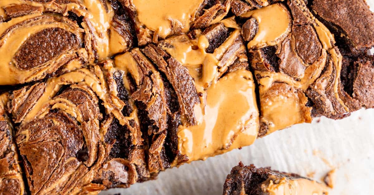 Easy Homemade Chocolate Peanut Butter Brownies