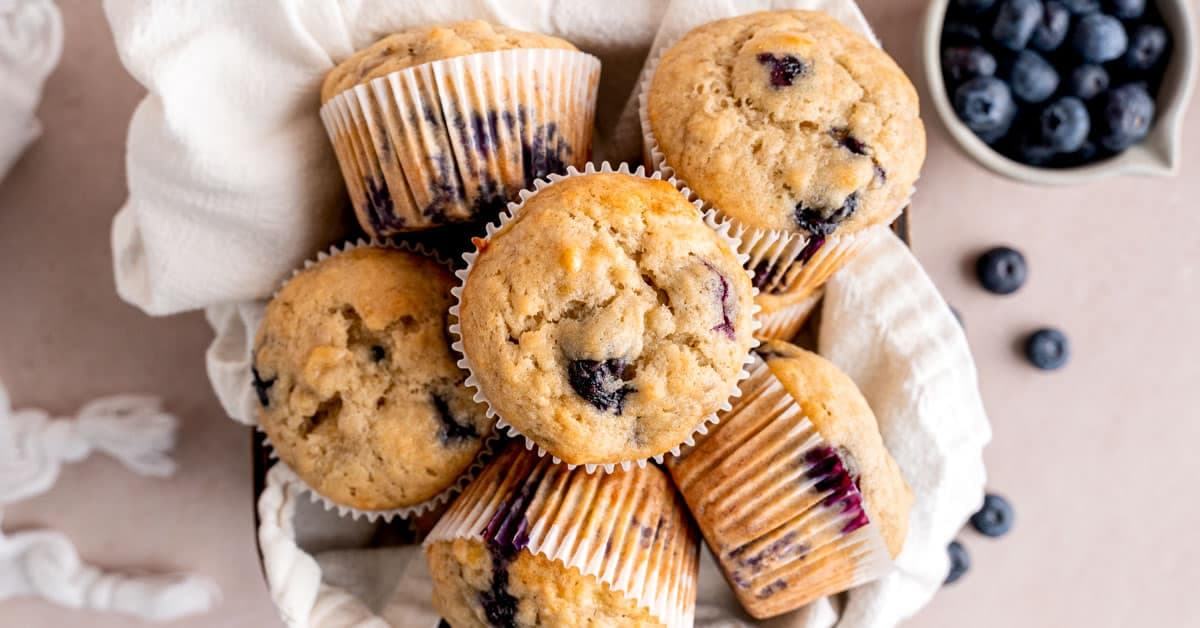 Blueberry Banana Muffins