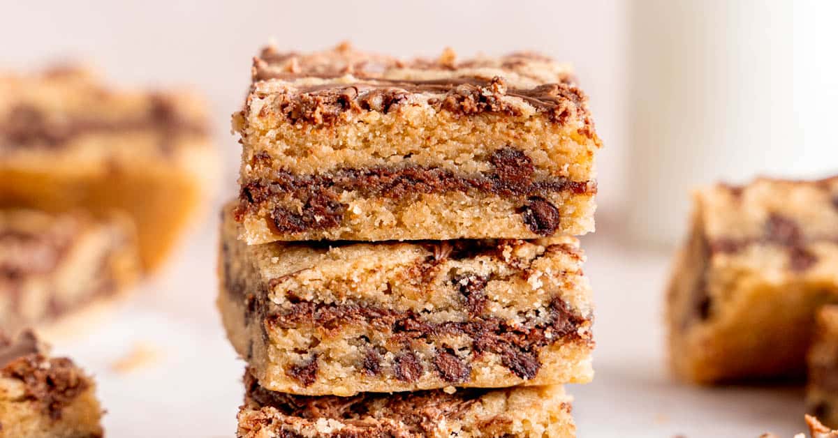 The Best Easy Nutella Bars