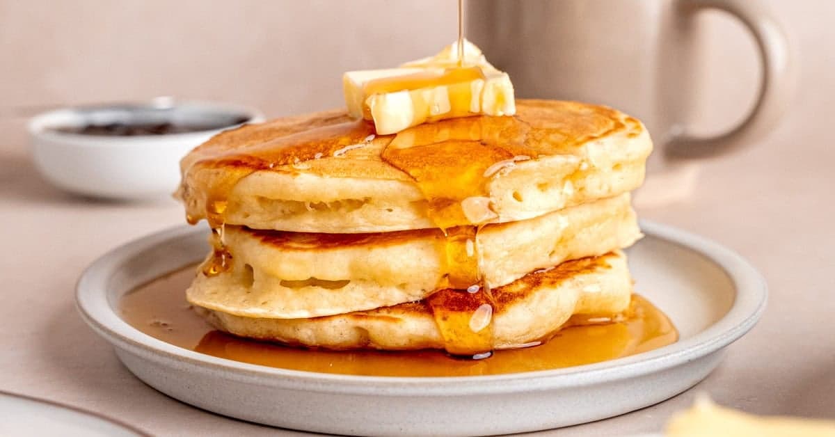 Fluffy Kefir Pancakes