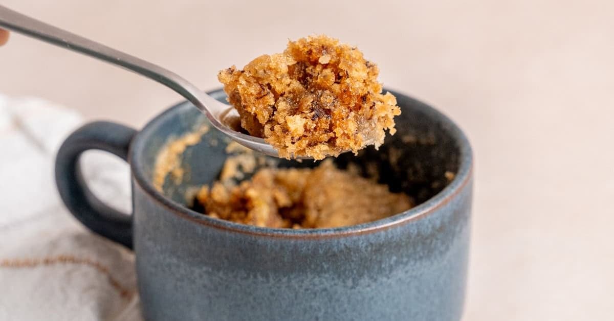 5-Minute Banana Bread Mug Cake (No Eggs!)