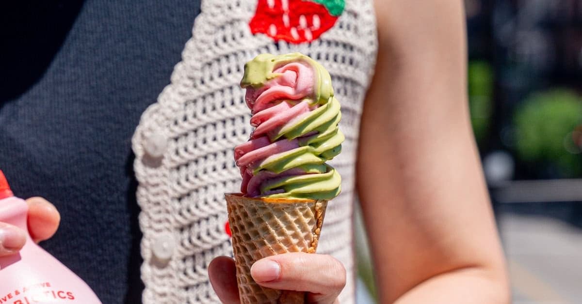 Strawberry Matcha Ice Cream (Ninja Creami Recipe)
