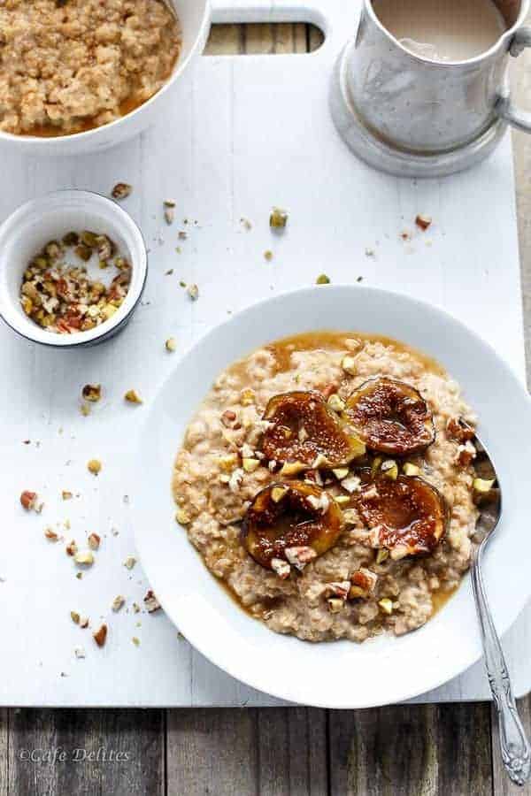 Caramelized Fig Toasted Oatmeal