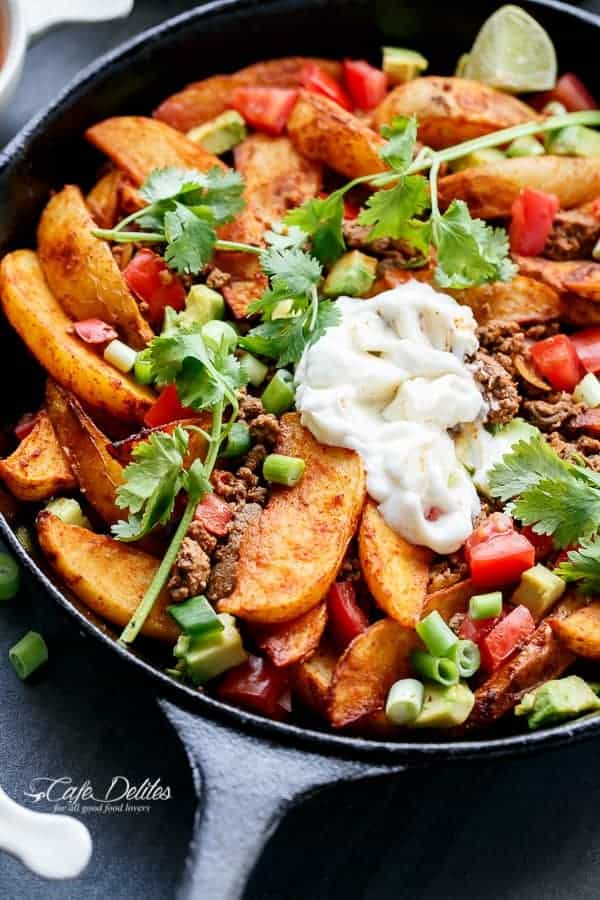 Mexican Beef Wedges