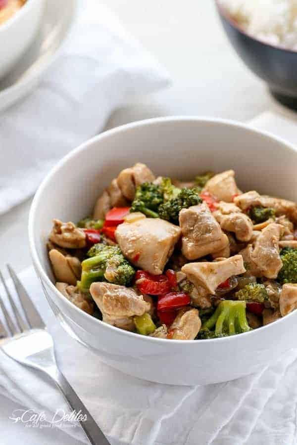 Simple Hoisin Chicken and Broccoli Stir-Fry