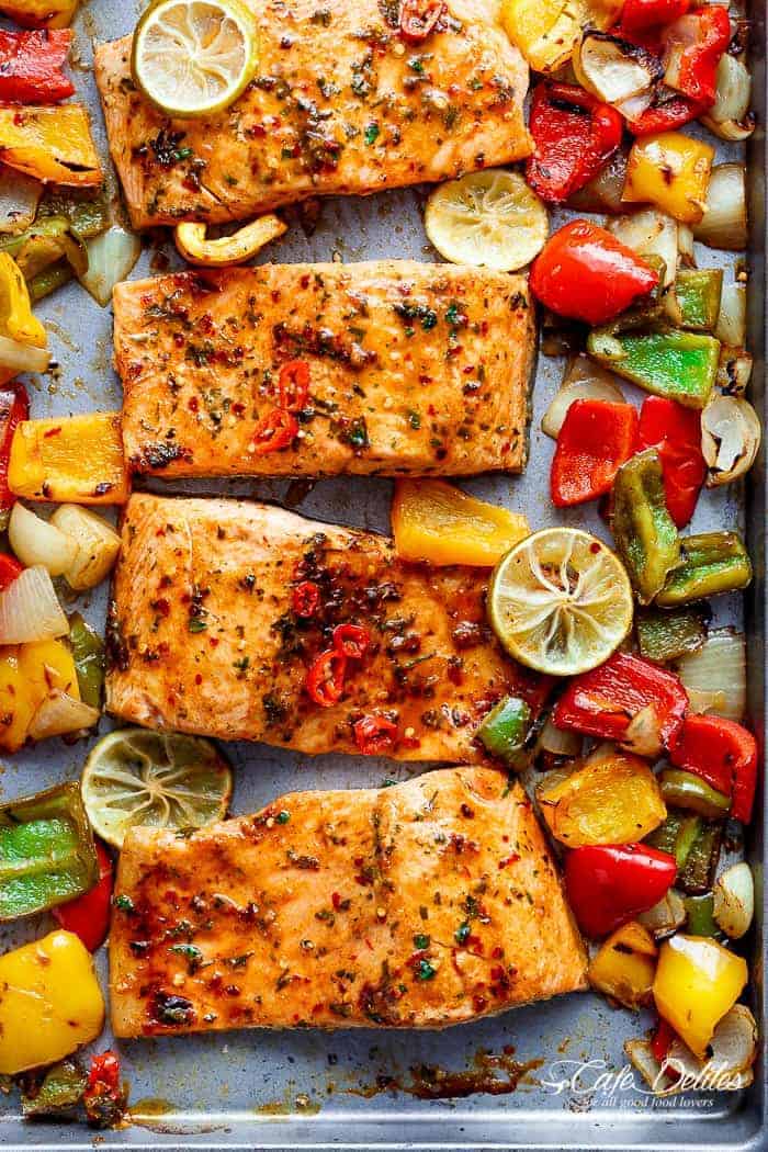 Sheet Pan Chili Lime Salmon