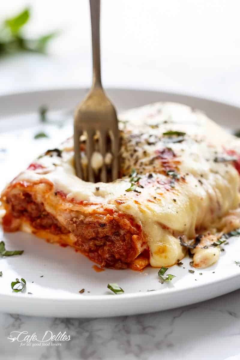 Easy Lasagna Stuffed Burritos