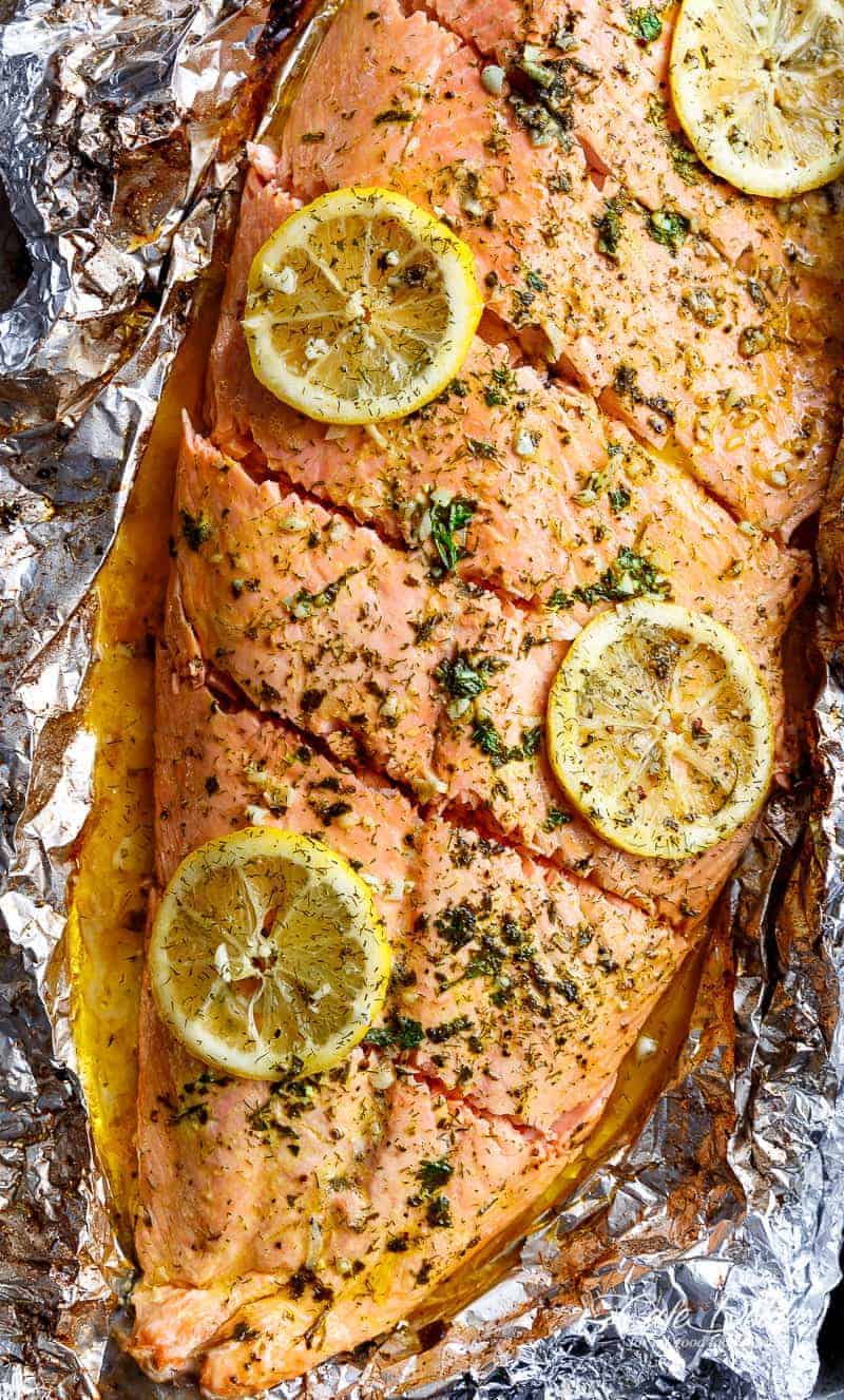 Lemon Butter Garlic Salmon