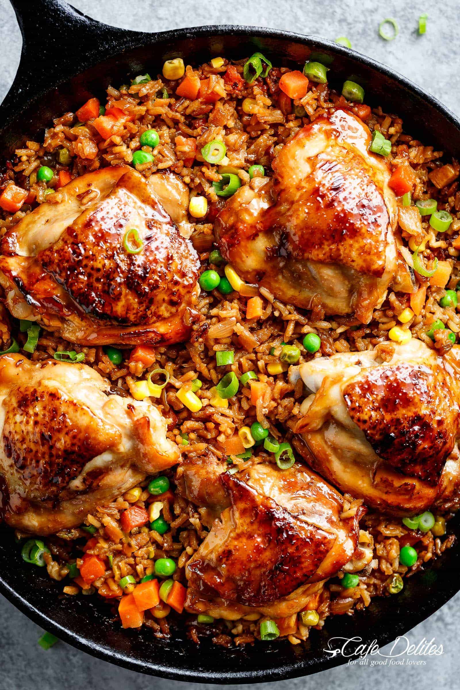 One Pan Asian Chicken & Rice