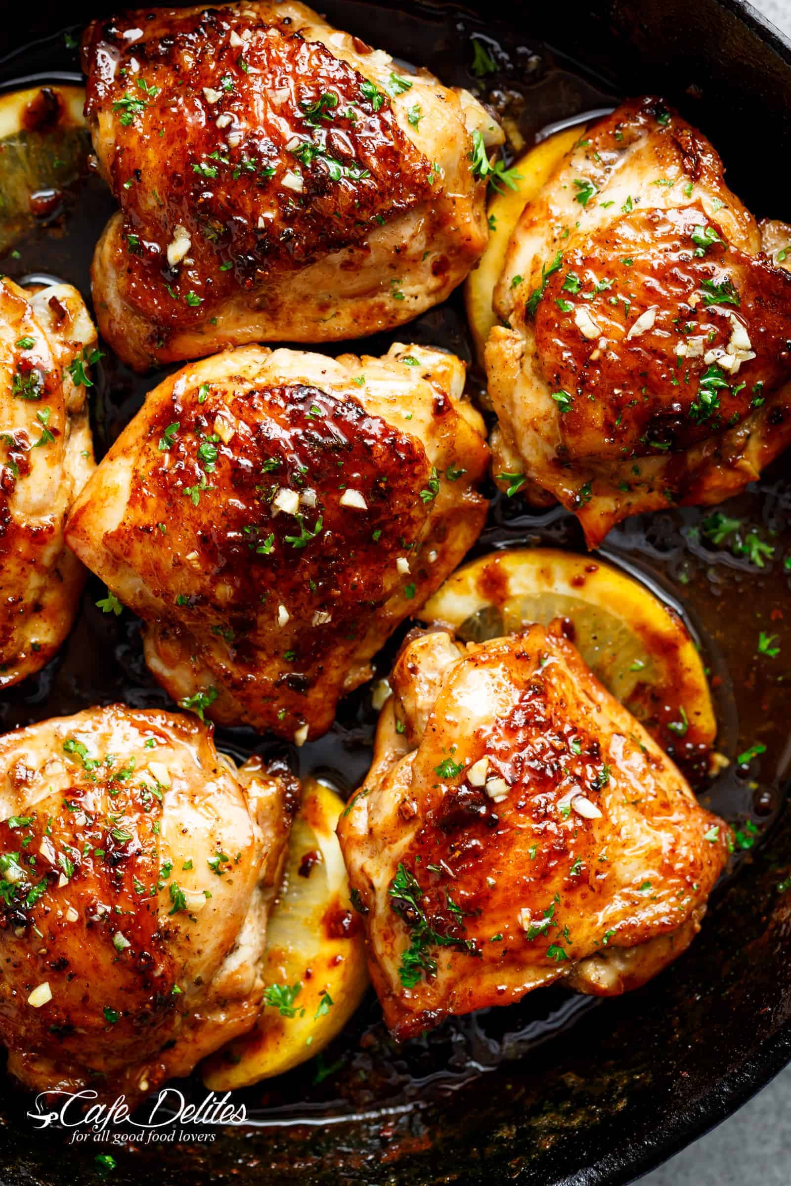 Browned Butter Honey Garlic Chicken