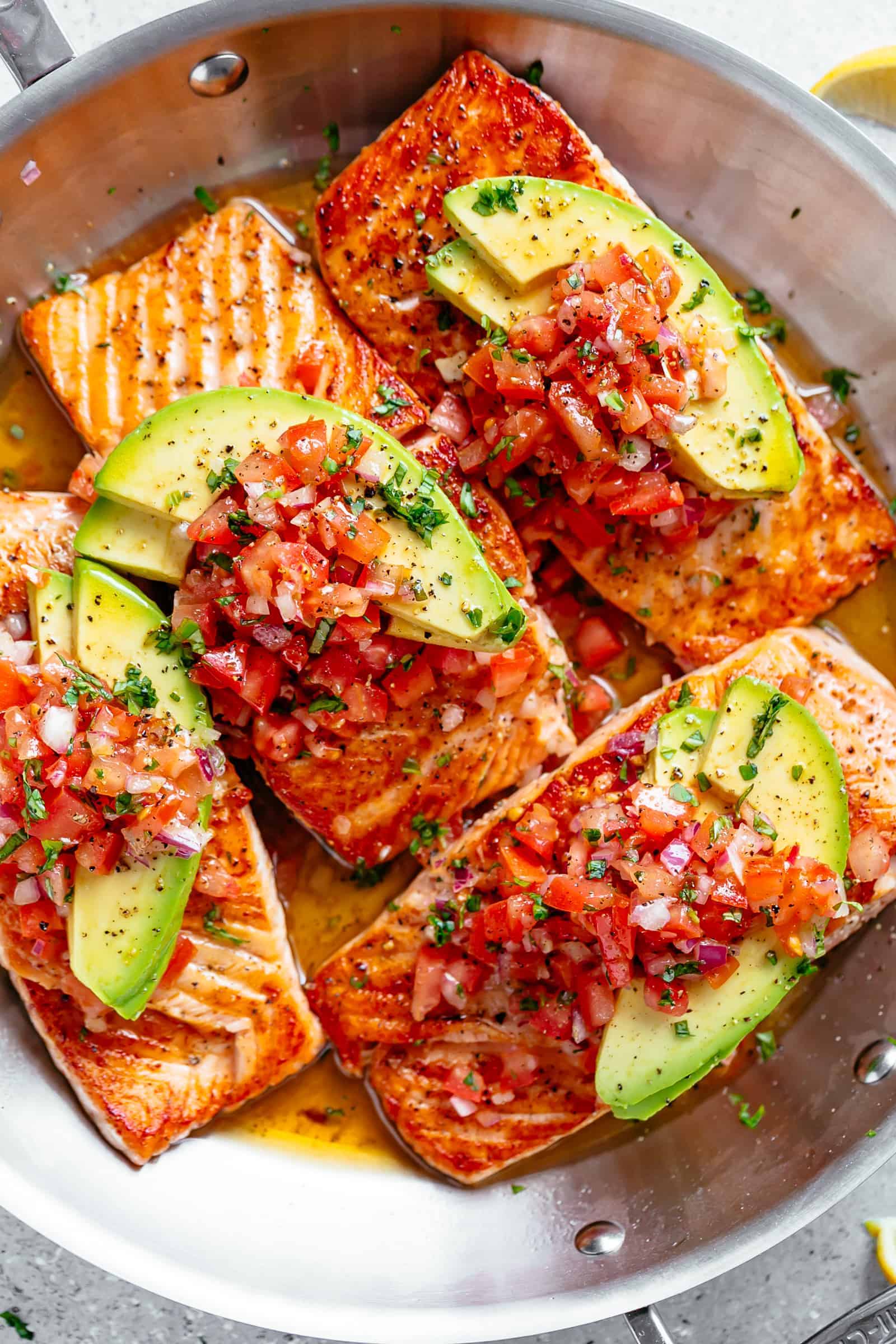 Salmon with Salsa