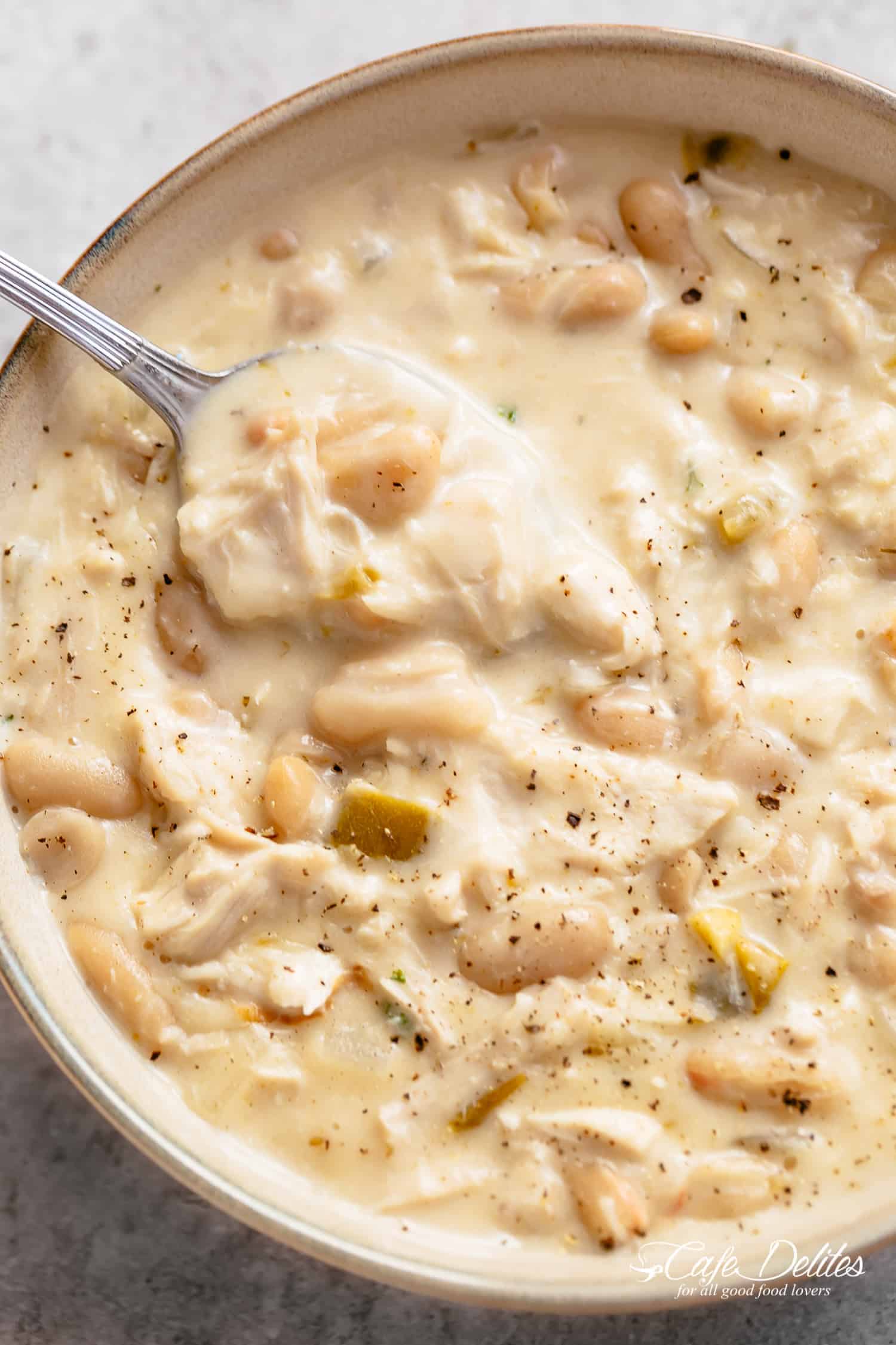 Creamy White Turkey Chili
