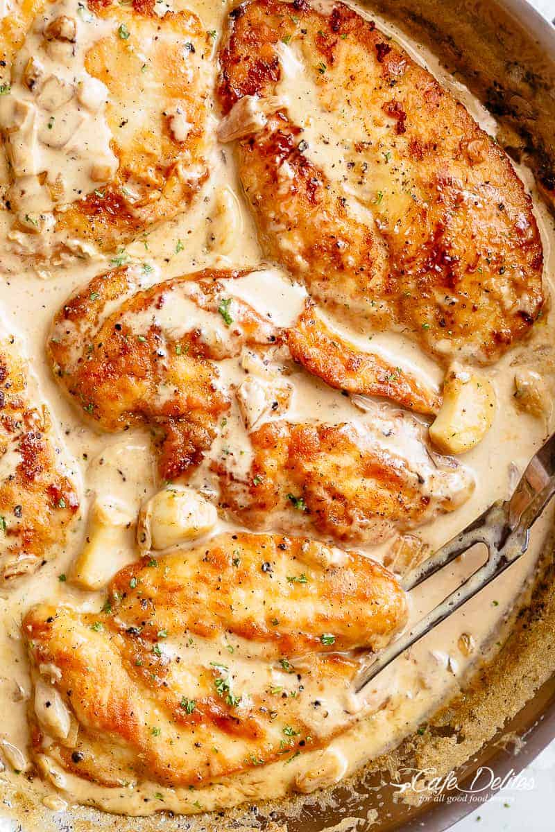 Creamy Garlic Chicken Breast Recipe