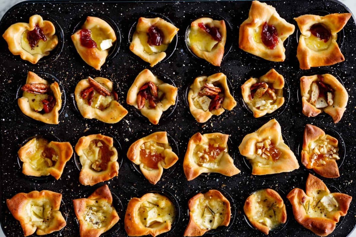 The Best Baked Brie Bites (4 Easy Flavors!)