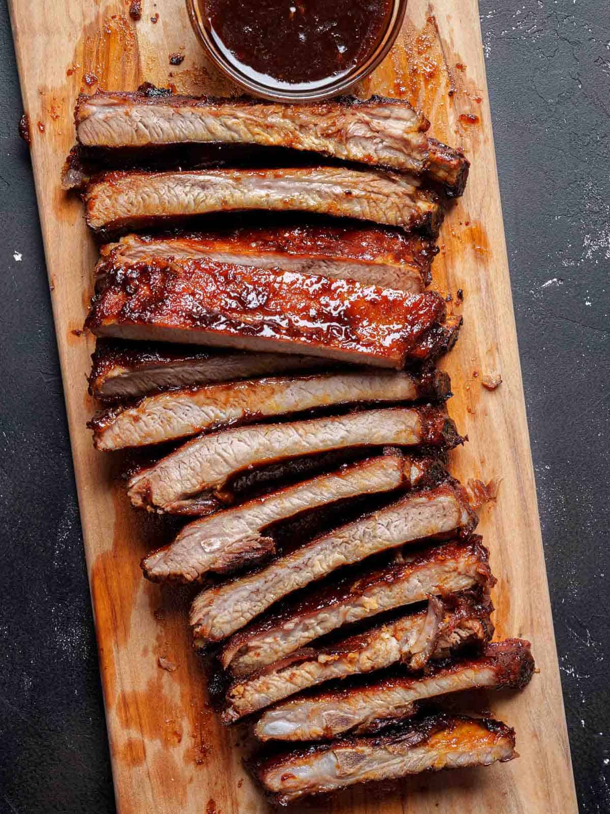 Sticky Oven Barbecue Ribs