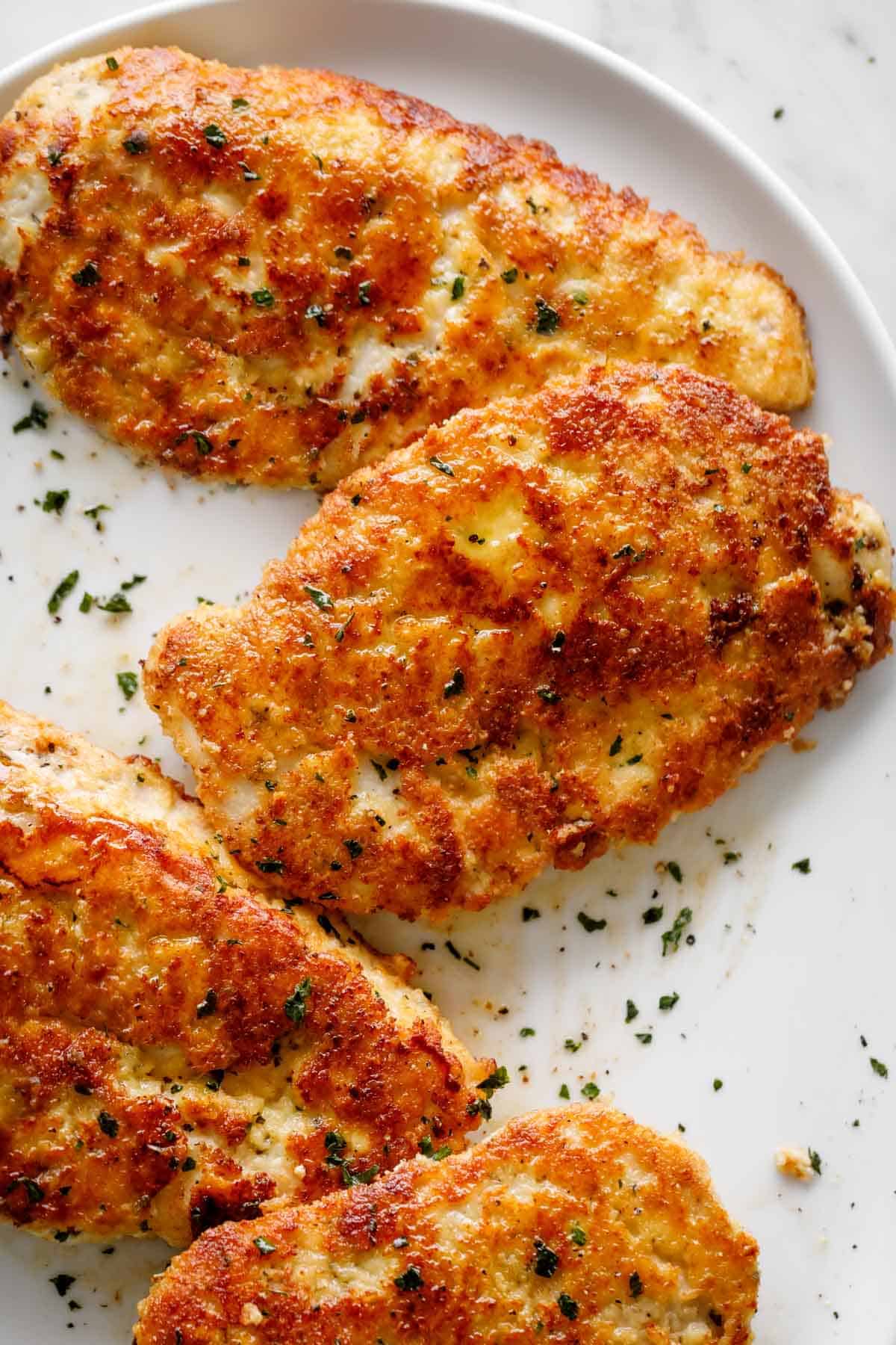 Crispy Parmesan Crusted Chicken