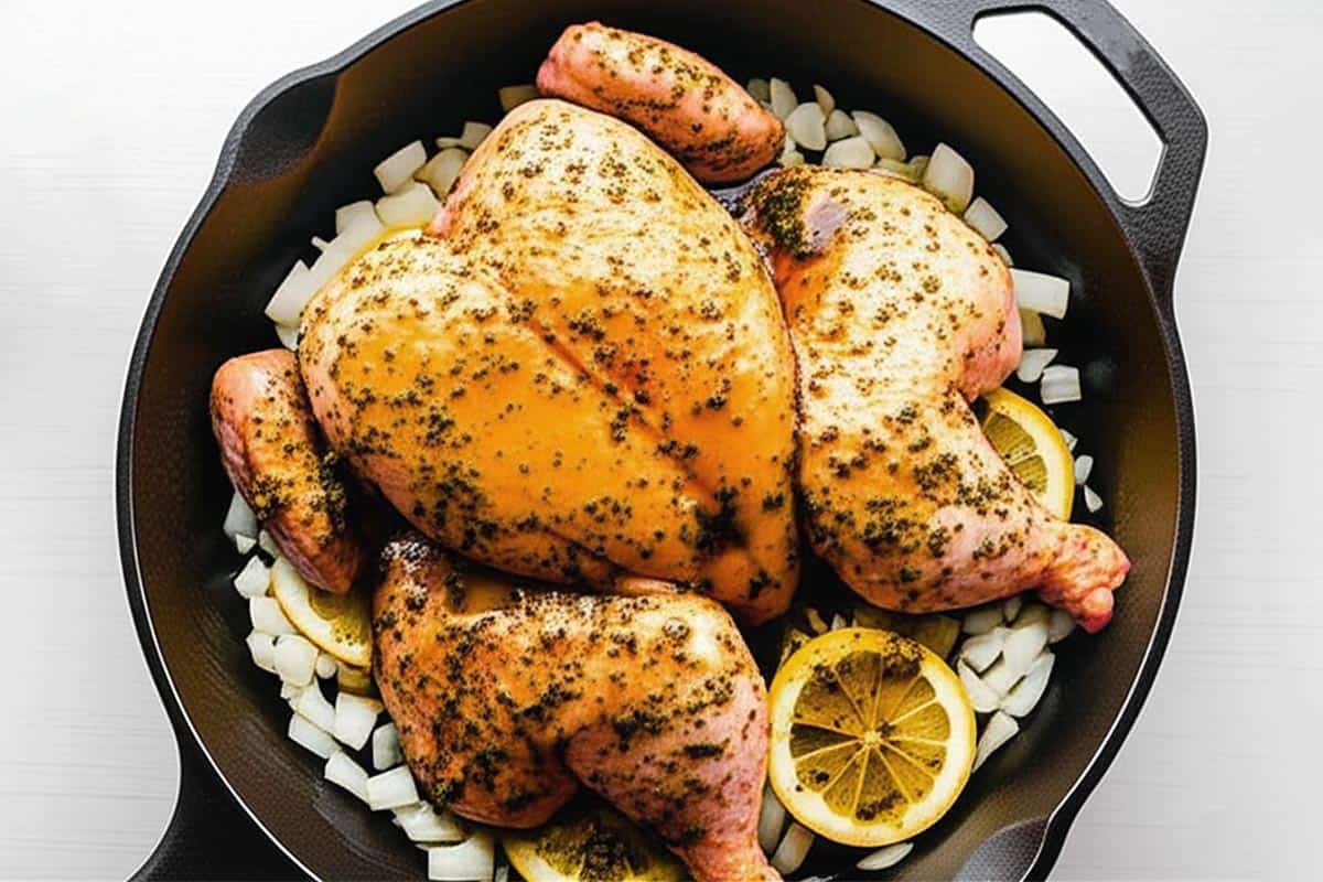 Lemon Garlic Roast Chicken