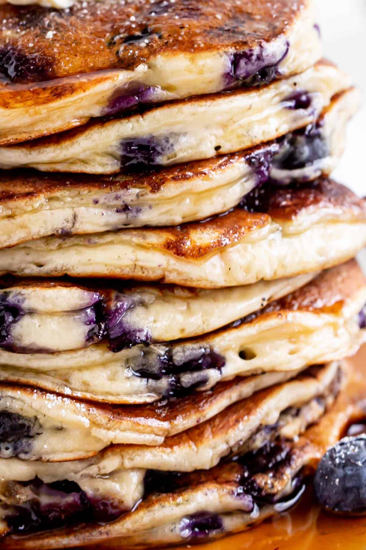 Blueberry Ricotta Pancakes