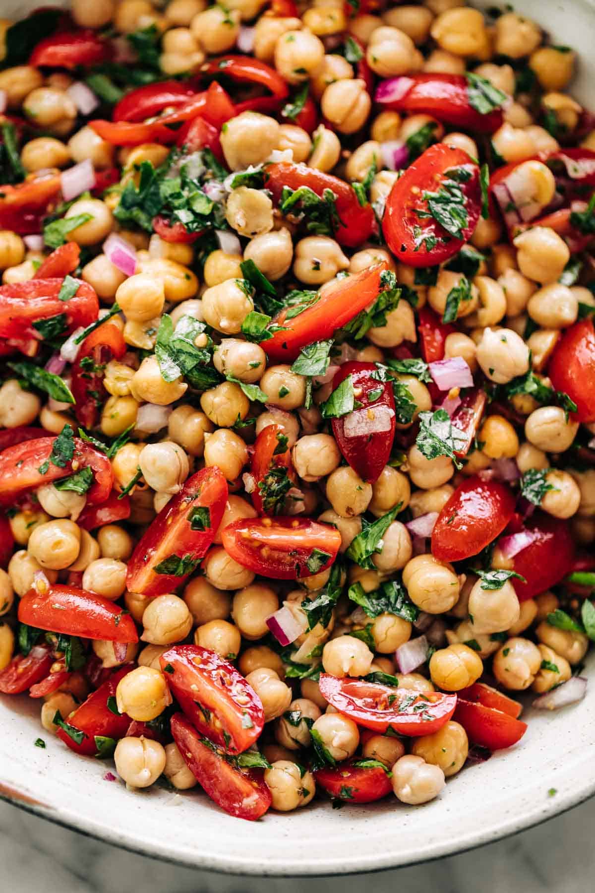 Chickpea Tomato Salad