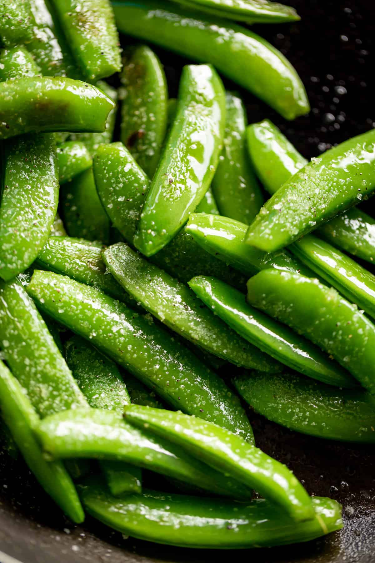 Buttery Sautéed Sugar Snap Peas