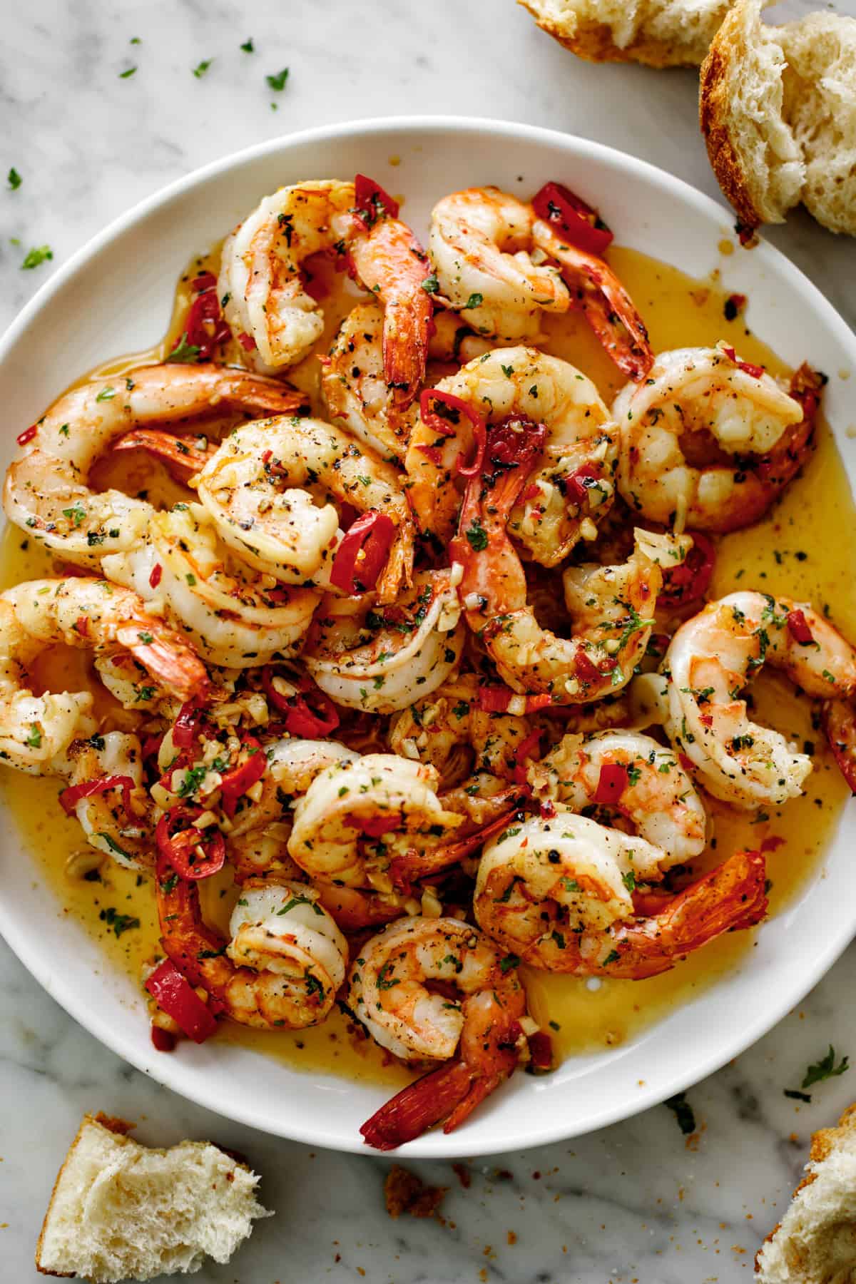 Chili Garlic Butter Shrimp