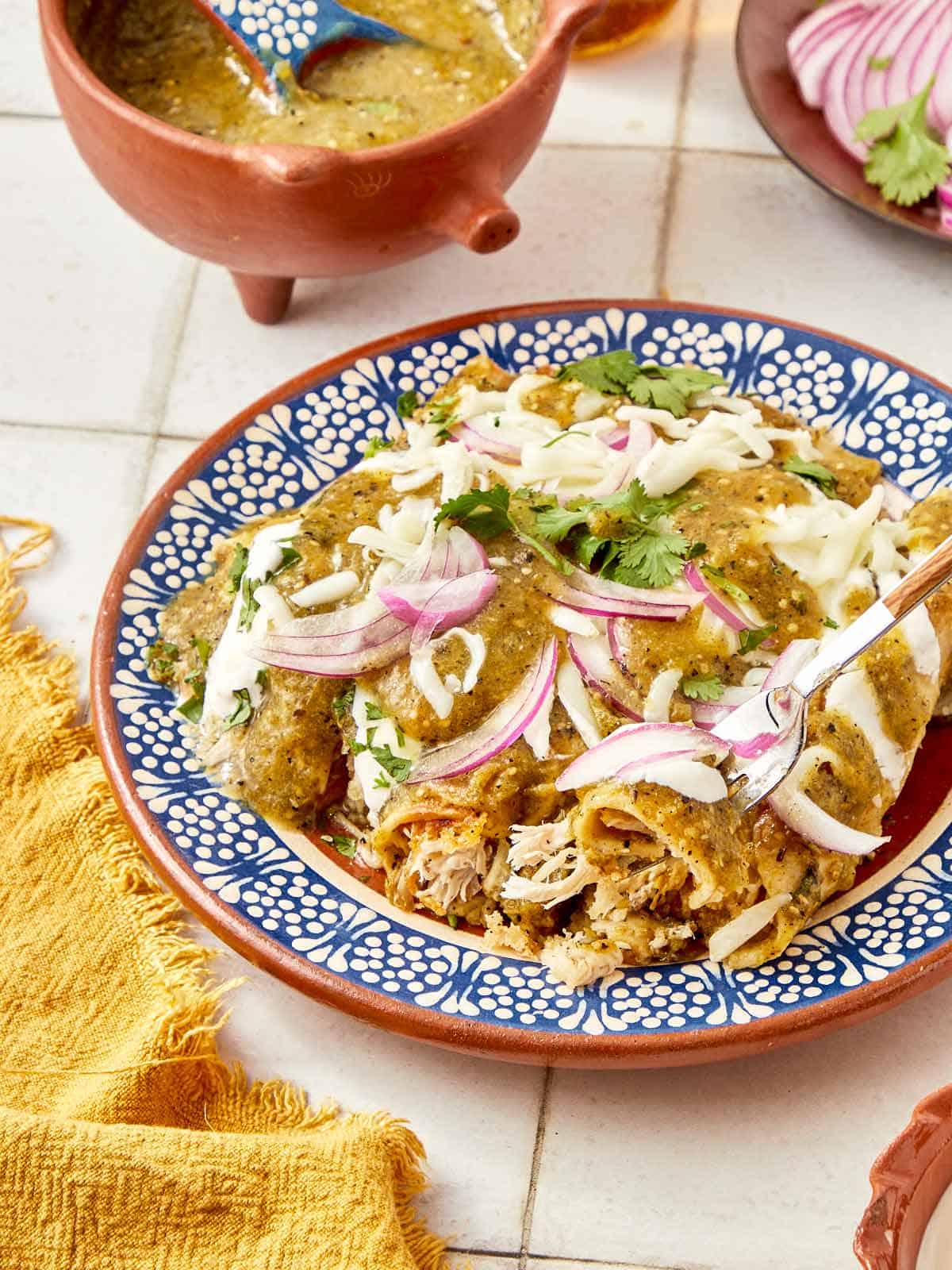 Enchiladas Verdes Recipe