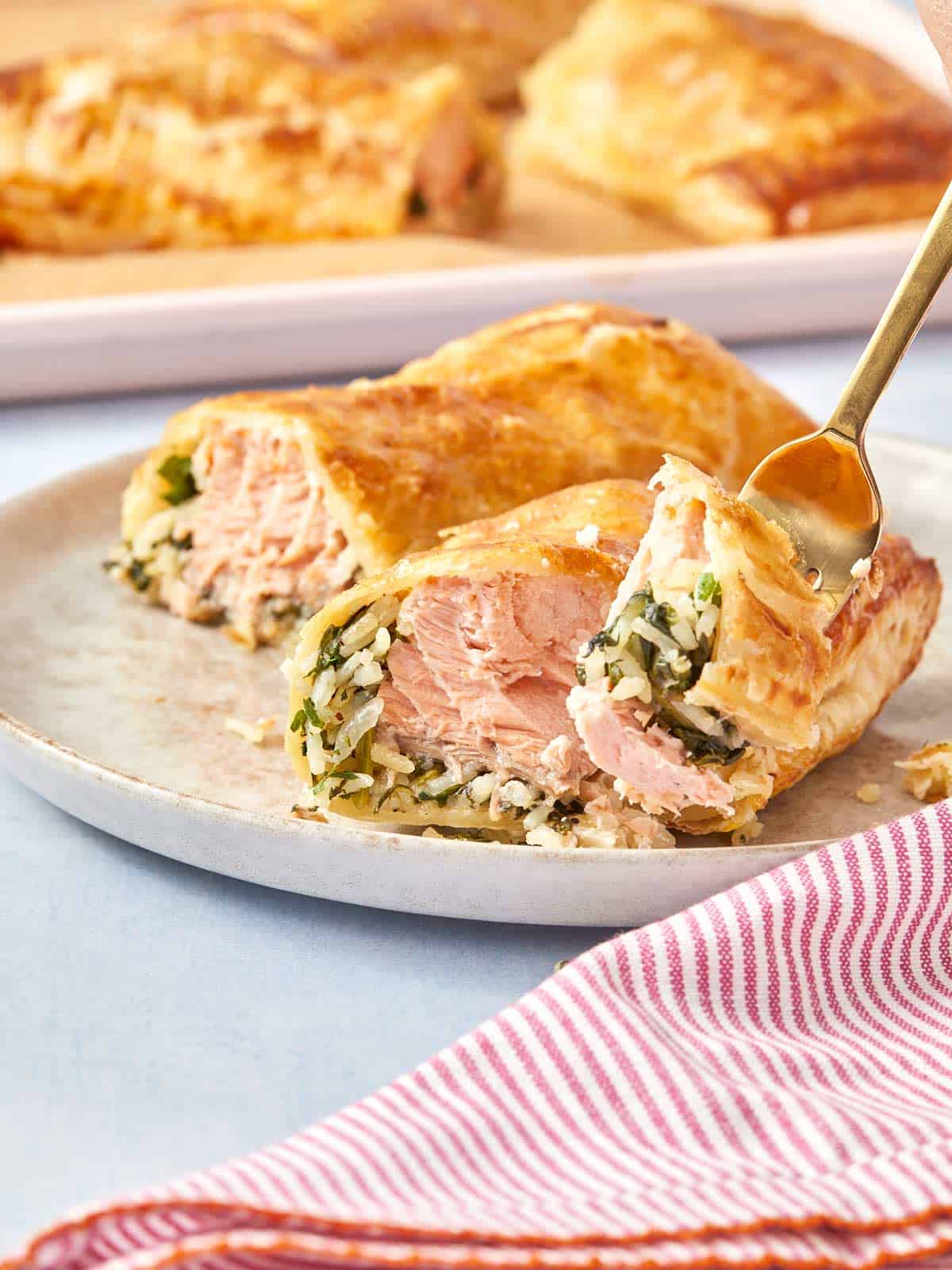 Puff Pastry Salmon Parcels