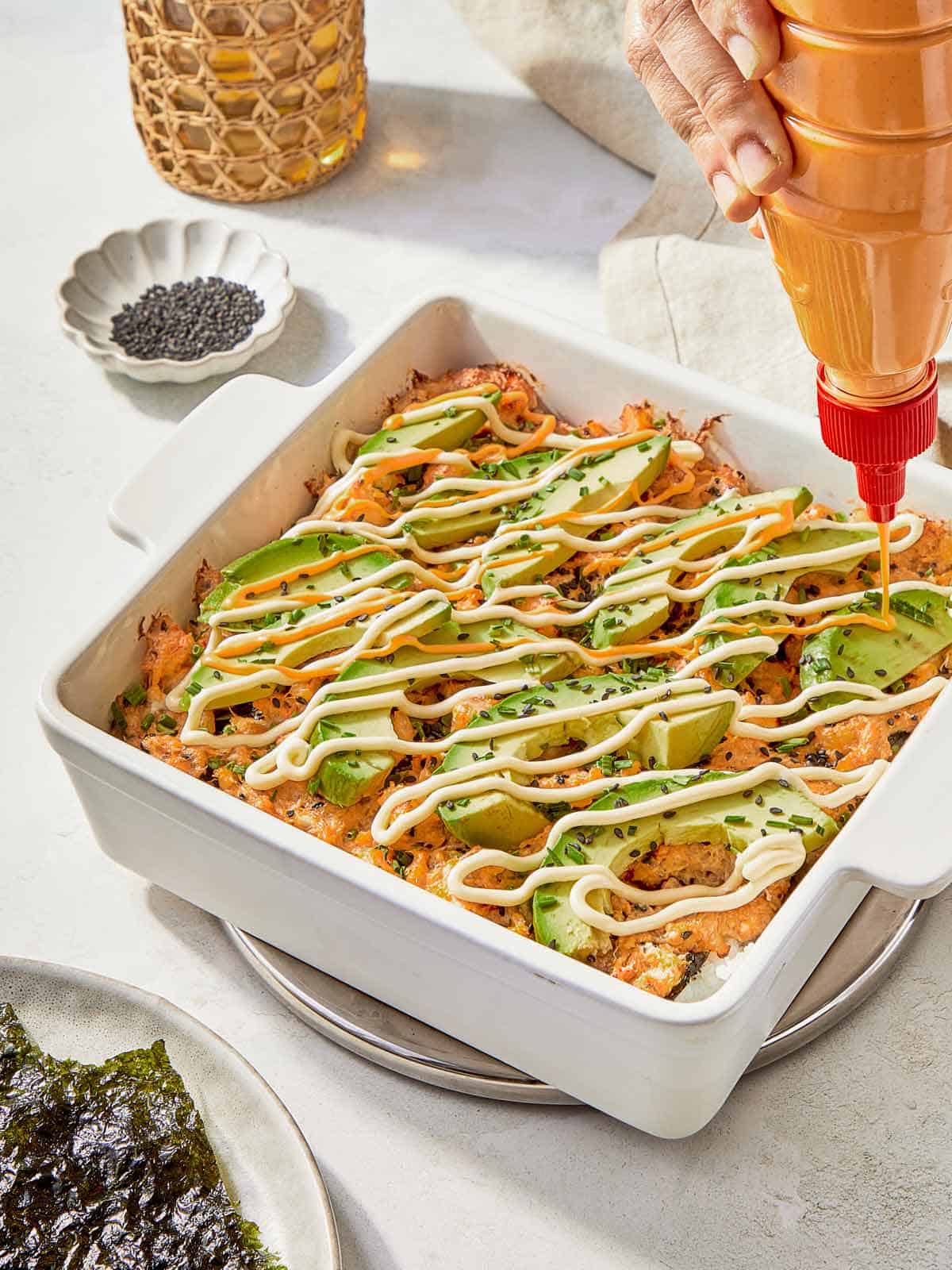 Homemade Sushi Bake Recipe