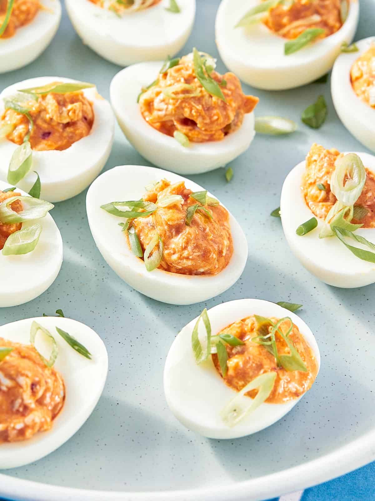 Buffalo Chicken Deviled Eggs Recipe
