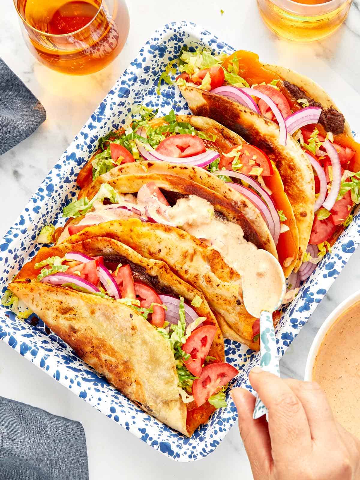 Smash Burger Tacos Recipe