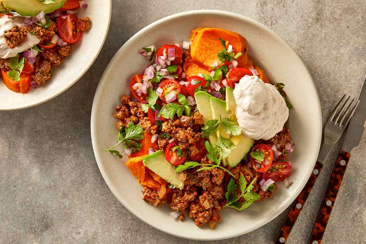 Healthy Sweet Potato Taco Bowl Recipe