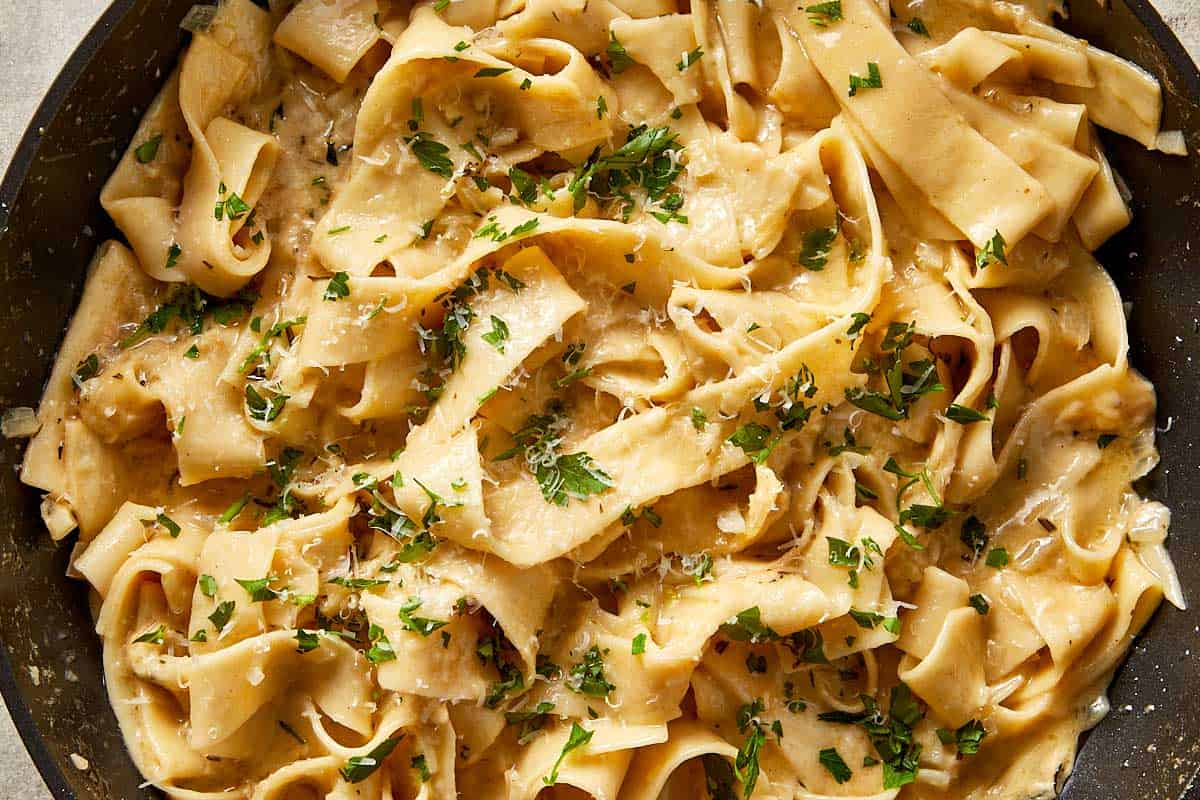 Brown Butter Fettuccine Alfredo Recipe