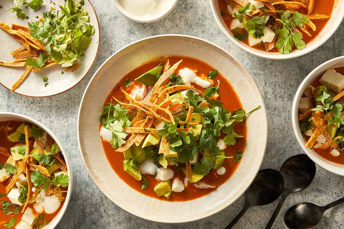 Chicken Tortilla Soup (Sopa Azteca) Recipe