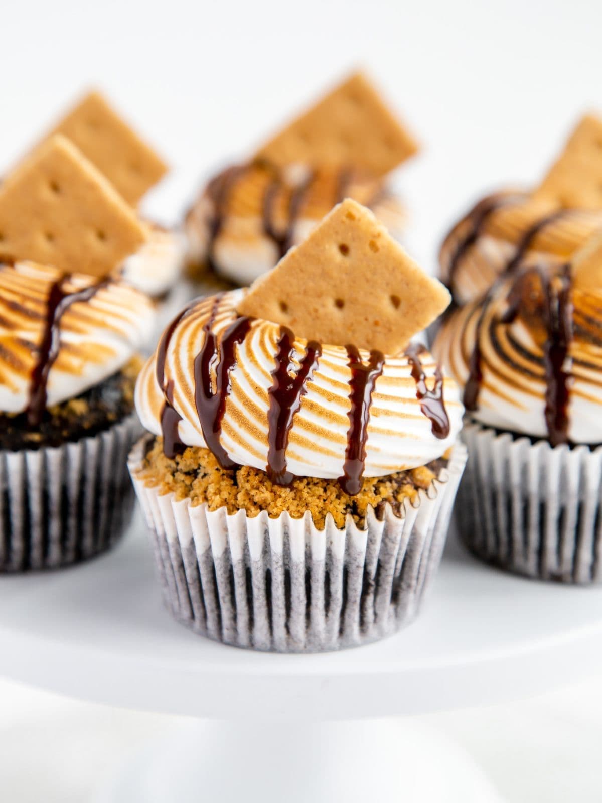 Toasted S'mores Cupcakes