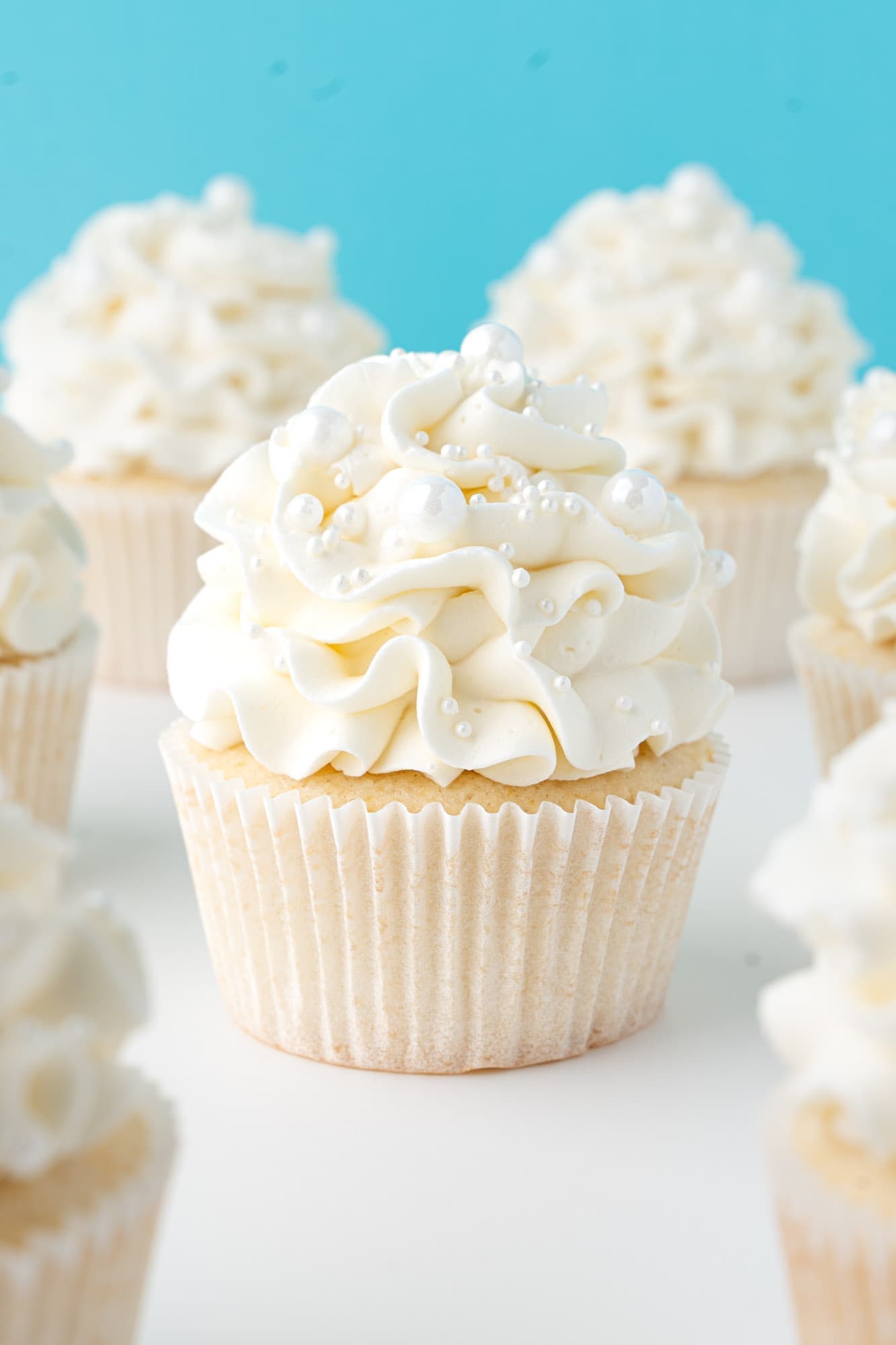 White Almond Cupcakes