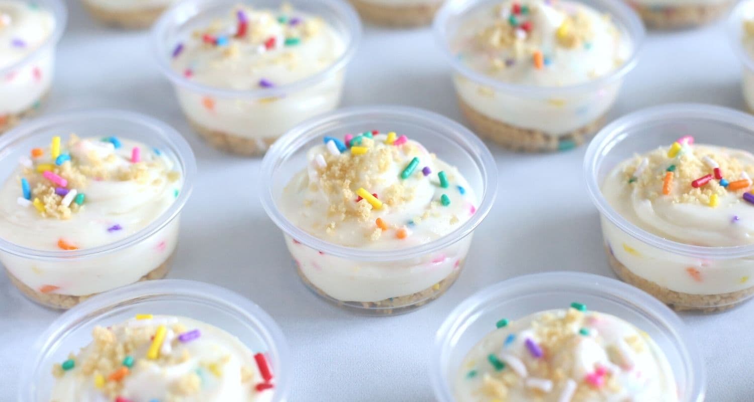 Birthday Cake Dessert Cups