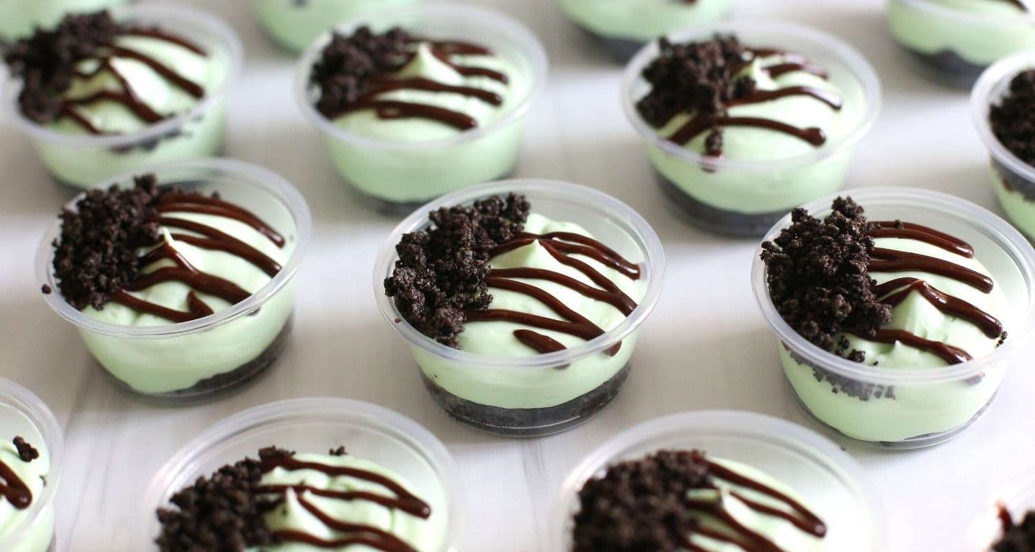 Mint Chocolate Dessert Cups