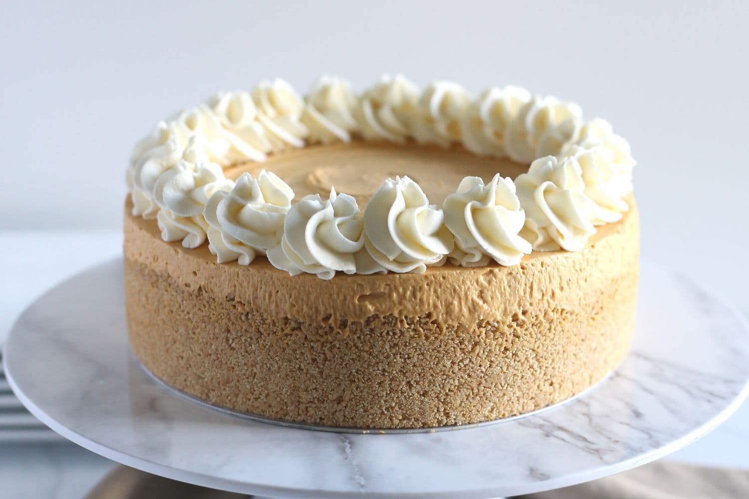 No Bake Pumpkin Spice Cheesecake