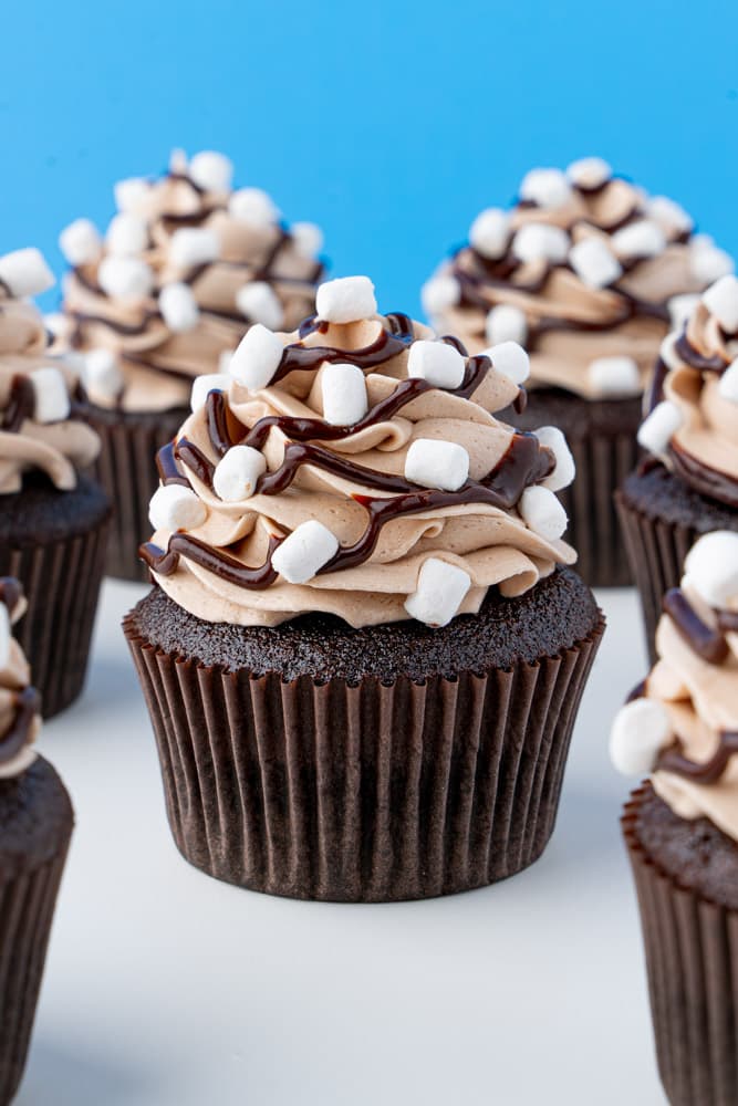 Hot Chocolate Cupcakes