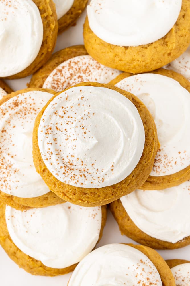 Frosted Pumpkin Cookies