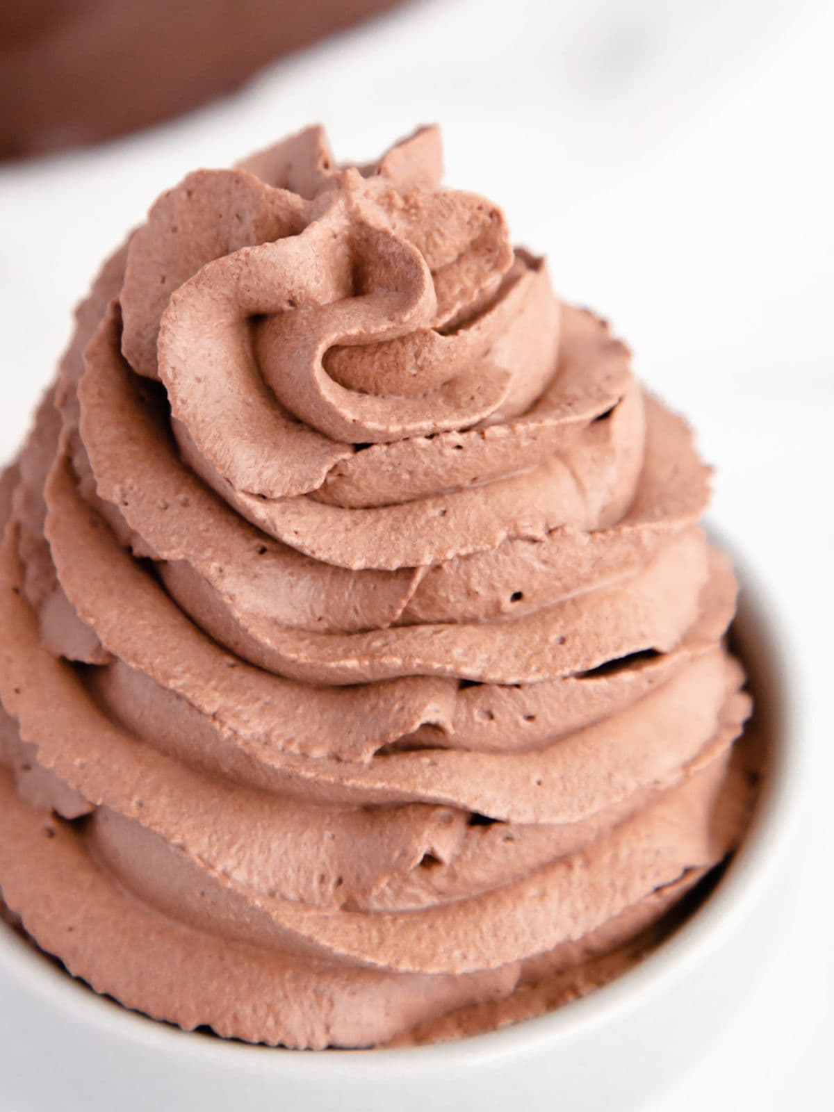 Chocolate Whipped Cream Frosting
