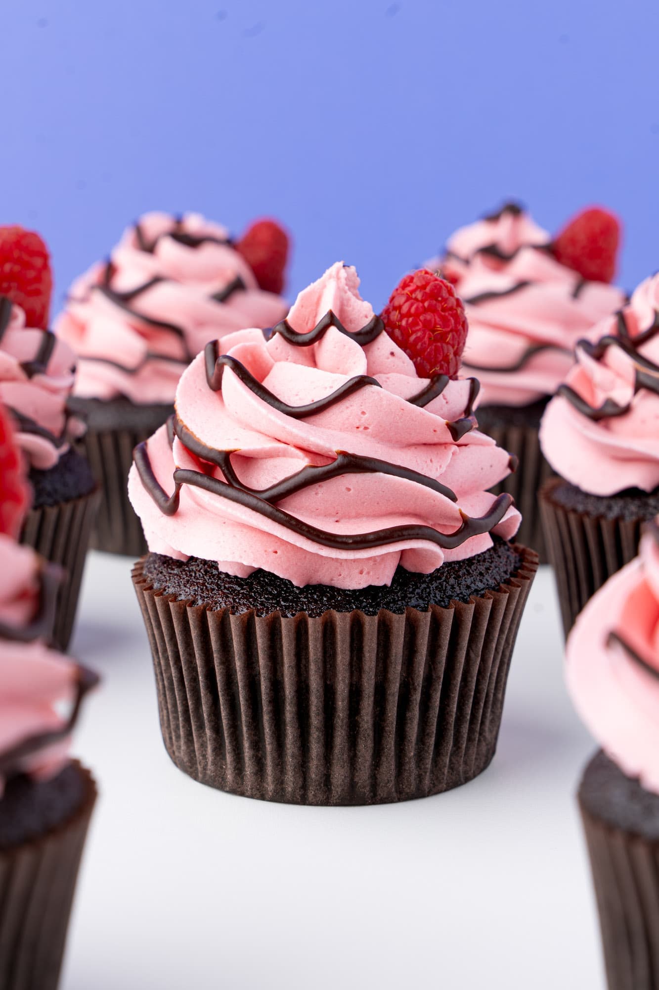 Chocolate Raspberry Cupcakes