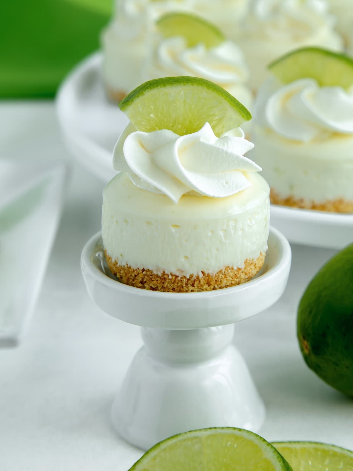 Mini Key Lime Pie Cheesecakes