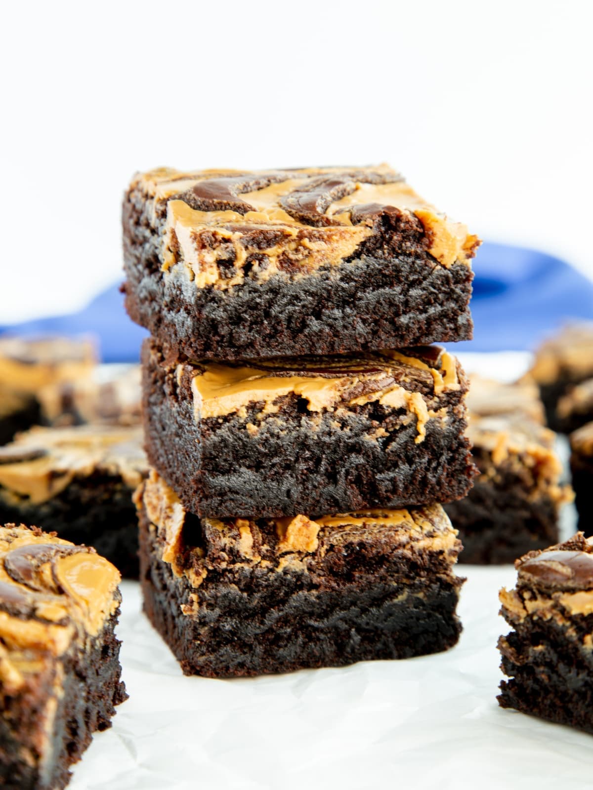 Peanut Butter Swirl Brownies