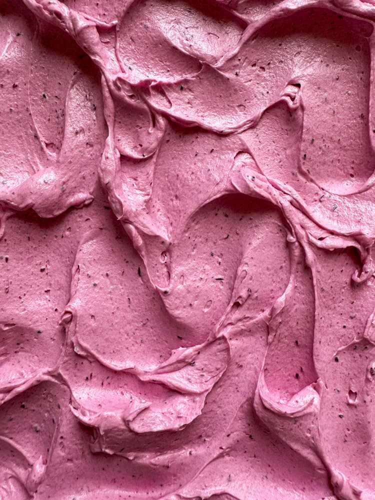 Blueberry Buttercream Frosting