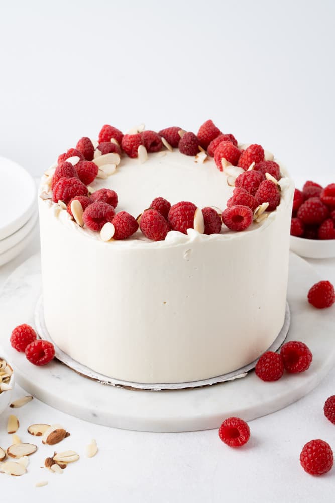 Raspberry Almond Cake