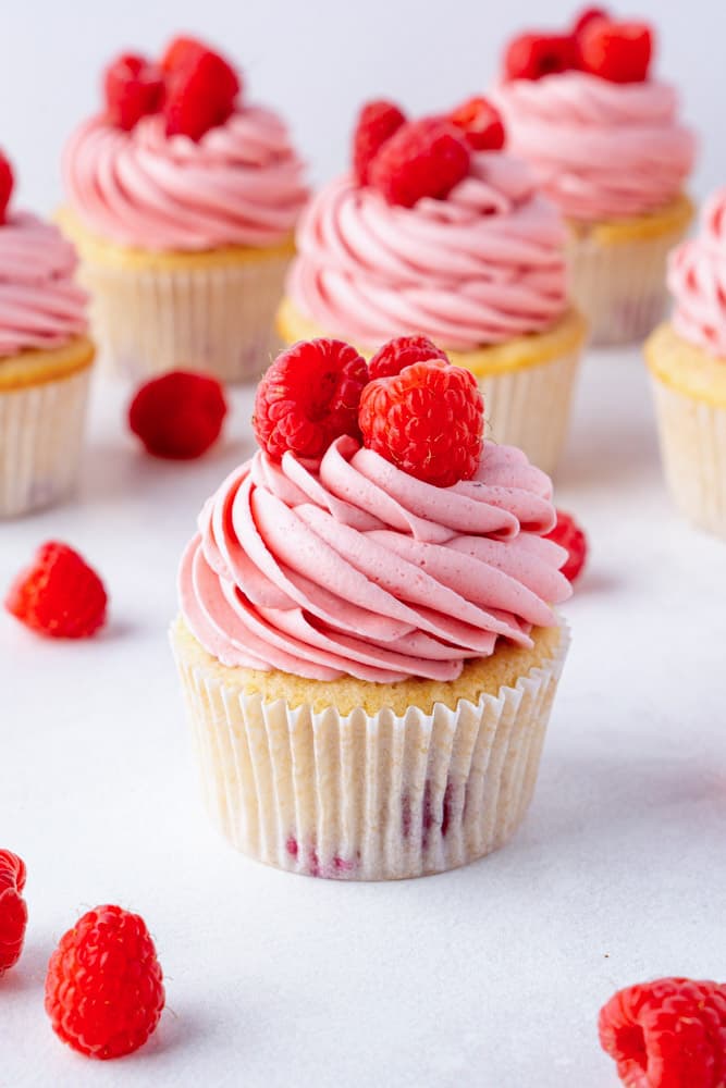 Raspberry Cupcakes
