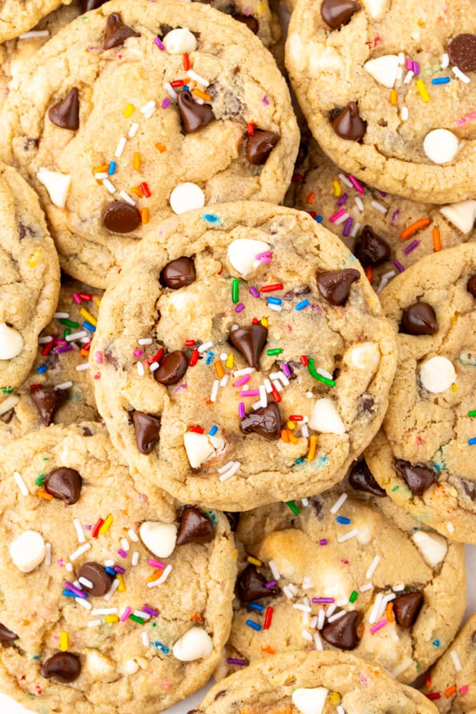 Funfetti Chocolate Chip Cookies