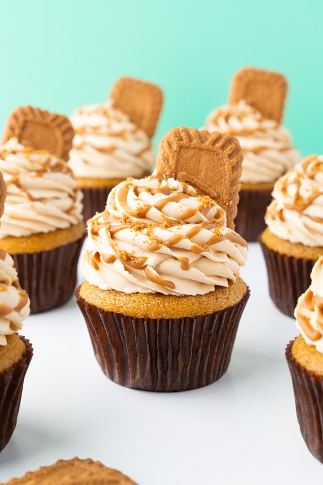 Pumpkin Biscoff Cupcakes
