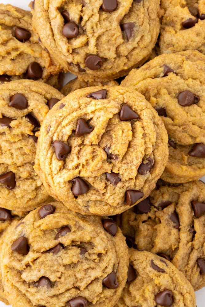 Pumpkin Chocolate Chip Cookies